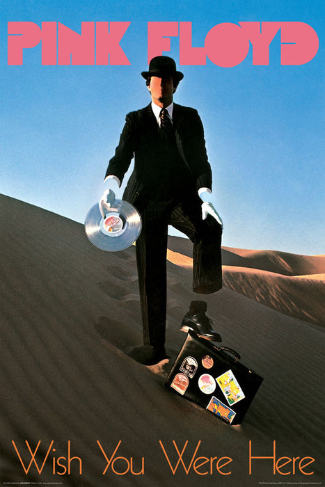 Pink Floyd - Wish Your Were Here Record Man Album Cover (Poster)