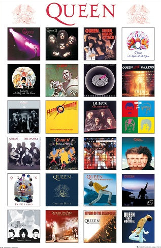 Queen - Album Covers (Poster)