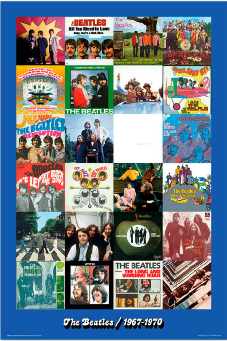 The Beatles - Era 1967-1970 Blue (Poster)