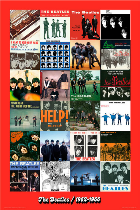 The Beatles - Era 1962-1966 Red (Poster)